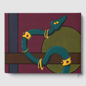 Sticker Carré Snake Gastenboek (Achterkant)