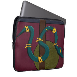 Sticker Carré Snake Laptop Sleeve