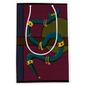 Sticker Carré Snake Medium Cadeauzakje (Voorkant)