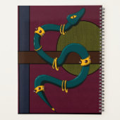 Sticker Carré Snake Planner (Achterkant)