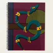 Sticker Carré Snake Planner (Voorkant)