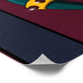 Sticker Carré Snake Poster (Hoek)