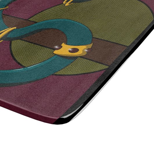 Sticker Carré Snake Snijplank (Hoek)