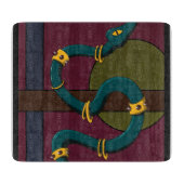 Sticker Carré Snake Snijplank (Voorkant)