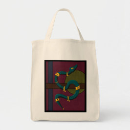 Sticker Carré Snake Tote Bag