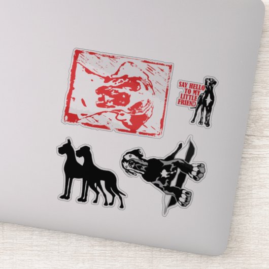 Sticker Carsticker Great Dane Collectie (Detail)