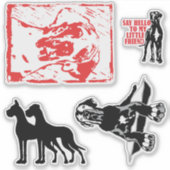 Sticker Carsticker Great Dane Collectie (Voorkant)