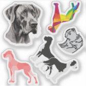 Sticker Carsticker Great Dane Collectie (Voorkant)