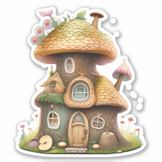Sticker champignon (Voorkant)