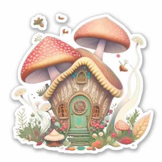 Sticker champignon (Voorkant)