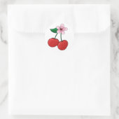 Sticker-Cherry Blossom Ronde Sticker (Tas)