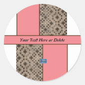 Sticker Circle (Perzik LED S.C.C.) RFPMDesigns ©️2 (Voorkant)