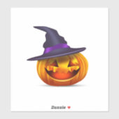 Sticker Citrouille Halloween (Vel)