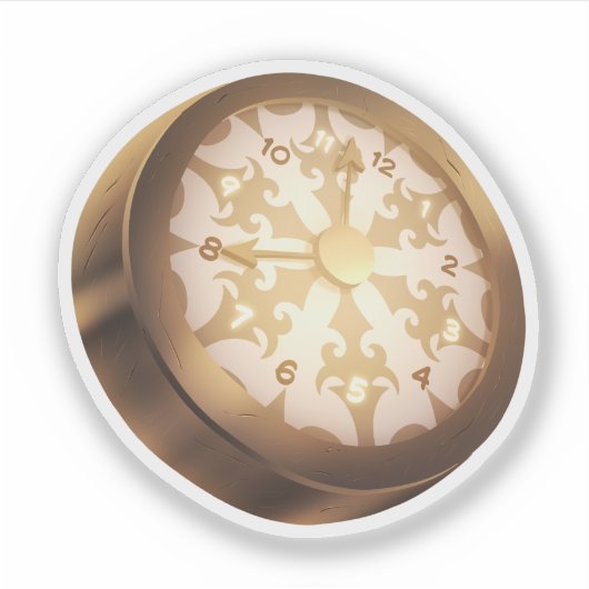 Sticker Clock Steampunk Scrapbook (Voorkant)