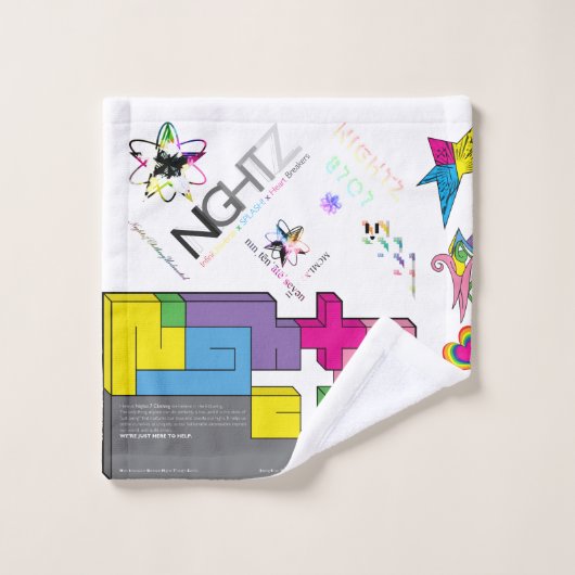 Sticker [CMYK/RNBW] handdoek (Wasdoekje)