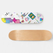 Sticker [CMYK/RNBW] Skateboard (Horizontaal)