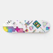 Sticker [CMYK/RNBW] Skateboard (Horizontaal)