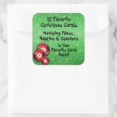 Sticker collectie 12 Favoriete karolen (Tas)