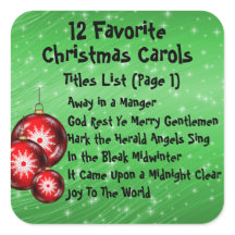 Sticker collectie 12 Favoriete karolen - 3