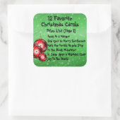 Sticker collectie 12 Favoriete karolen - 3 (Tas)