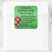 Sticker collectie 12 Favoriete karolen - 4 (Tas)