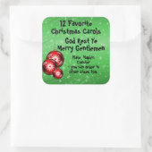 Sticker collectie 12 Favoriete karolen - 6 (Tas)