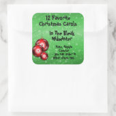 Sticker collectie 12 Favoriete karolen - 8 (Tas)