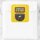 sticker Consulaat van Tijgers (Tas)