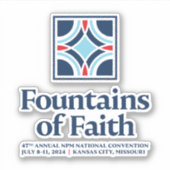 sticker Conventie 2024 (Voorkant)