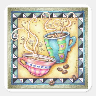 STICKER - COOLE BOONTJES! COFFEEKUNST
