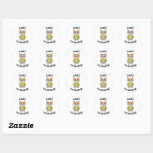 Sticker Corgi Anime Rijden (Vel)