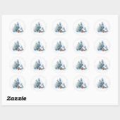 Sticker Cozy Winter Cottage (Vel)