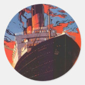 Sticker  Cruiseschip Vakantie Reizen Promo (Voorkant)