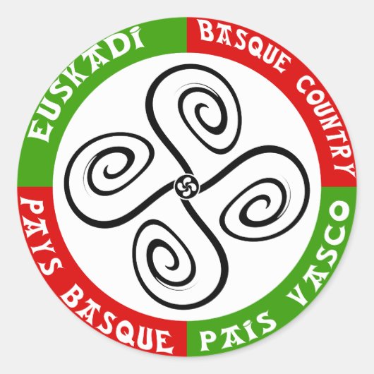 Sticker Crux Baskisch (Voorkant)