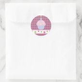 Sticker/Cupcake Ronde Sticker (Tas)