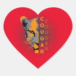 sticker Custom cougar