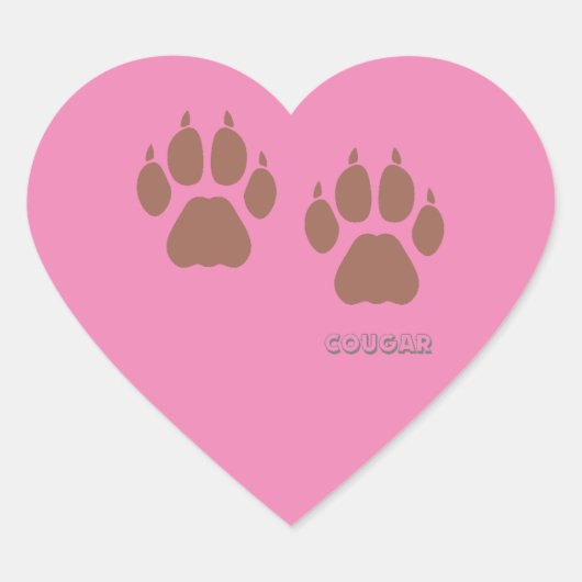 sticker custom cougar (Voorkant)