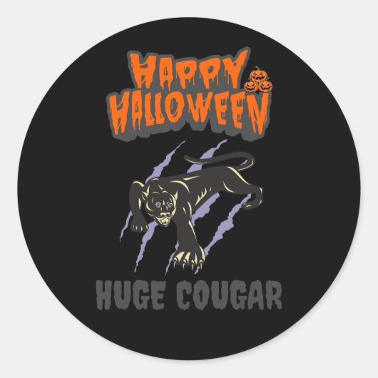 sticker custom cougar (Voorkant)