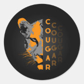 sticker Custom cougar (Voorkant)