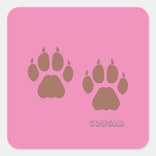 sticker custom cougar (Voorkant)