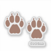 sticker custom cougar (Voorkant)