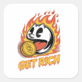 sticker custom design op glas (Voorkant)
