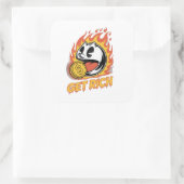 sticker custom design op glas (Tas)