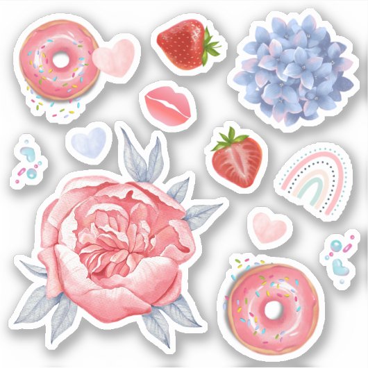 Sticker Custom gesneden vinyl. (Voorkant)