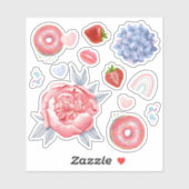 Sticker Custom gesneden vinyl. (Vel)