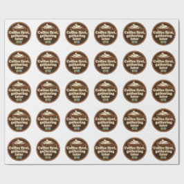Sticker Dagelijkse Ritual Coffee Lover Cadeaupapier