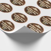 Sticker Dagelijkse Ritual Coffee Lover Cadeaupapier (Hoek)