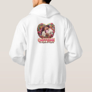 Sticker Dagelijkse Ritual van Koffieliefhebber Hoodie