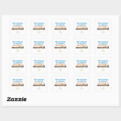 Sticker Dagelijkse Ritueel voor Koffieliefhebbers (Vel)