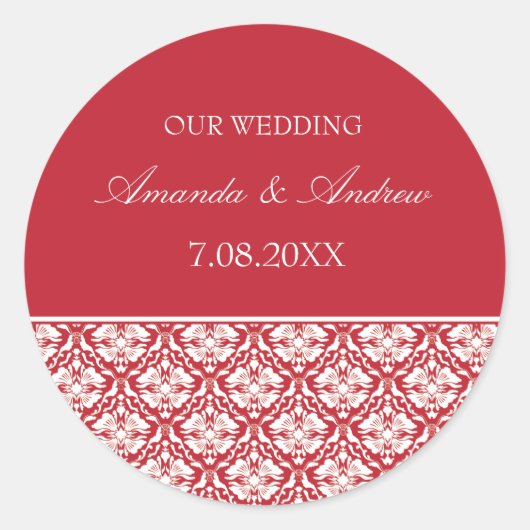 Sticker ~ Damask Stripe 2 (Voorkant)